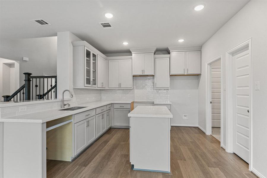 Furnished interior view inside a new home in Park at Eldridge, Sugar Land (Image 6). Furnished interior view inside a new home in Park at Eldridge, Sugar Land (Image 6).