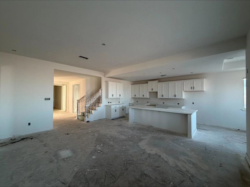 Construction progress -kitchen