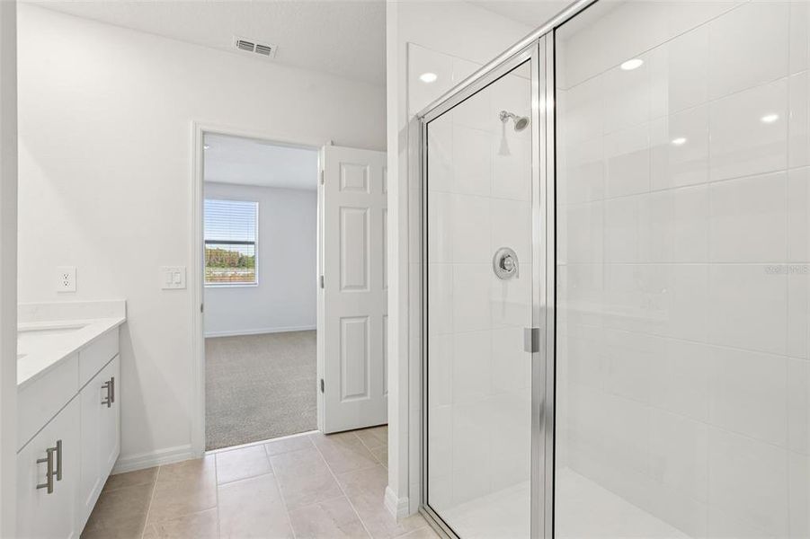 Furnished interior view inside a new home in The Meadow at Crossprairie, St. Cloud (Image 7).