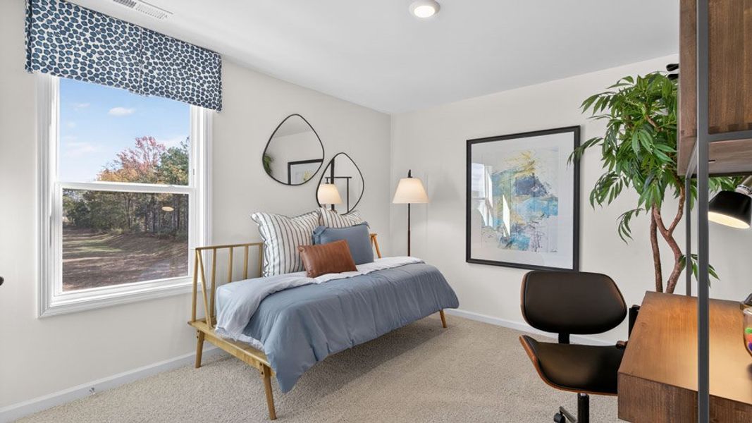 Representative furnished interior of a home built from the Fleetwood by D.R. Horton in The Manors at Martin Farms, Aberdeen (Image 22).