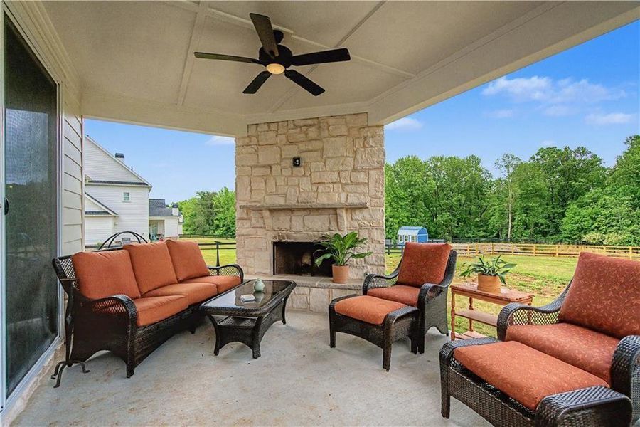 Exterior details and patio area of a home in , Cumming (Image 3).