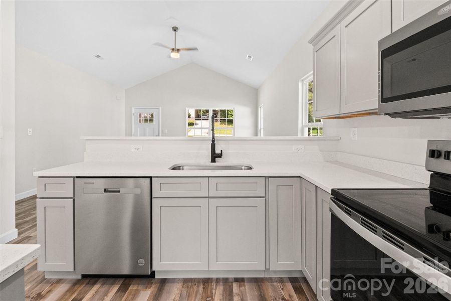Furnished interior view inside a new home in , York (Image 12).