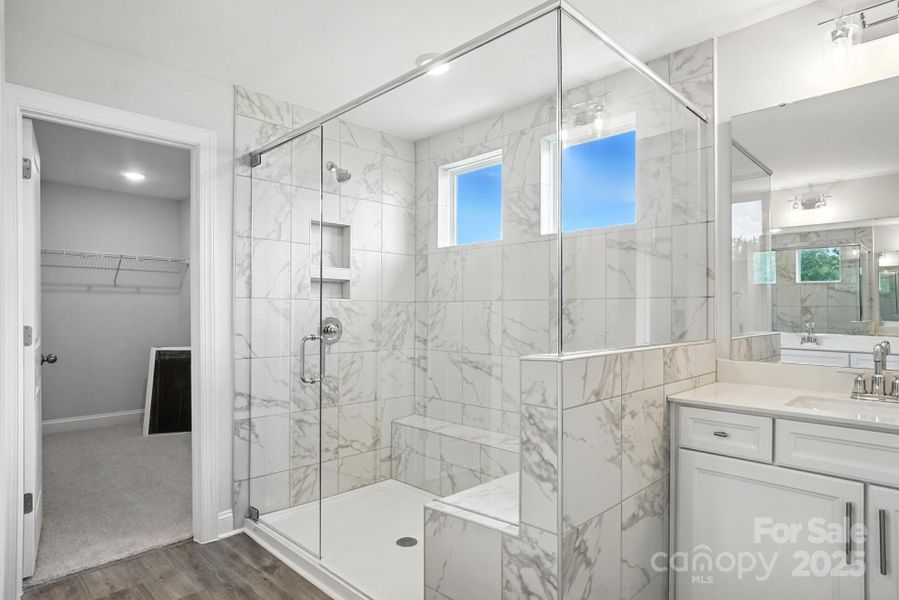 Furnished interior view inside a new home in Hampton Woods, Charlotte (Image 14).