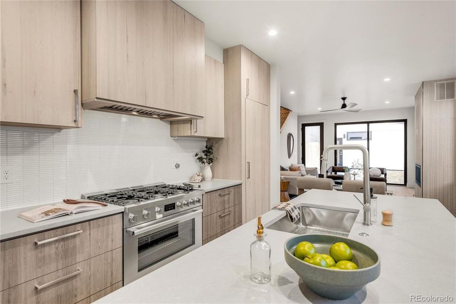 Kitchen with Secret Pantry!