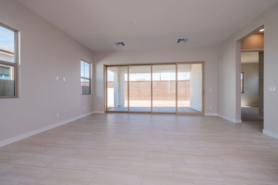 Spacious, unfurnished interior of a new home in Waterston Central, Gilbert (Image 11). Spacious, unfurnished interior of a new home in Waterston Central, Gilbert (Image 11).