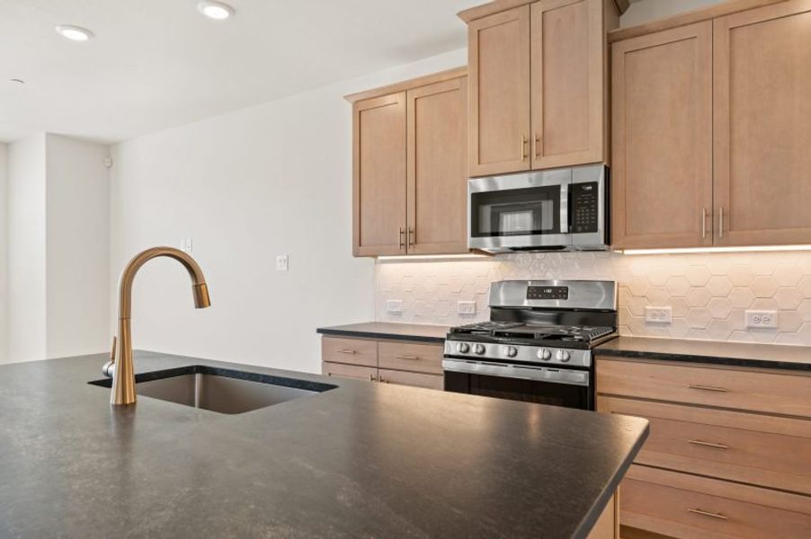 Close-up of interior finishes inside a home in Trinity Falls, McKinney (Image 18).