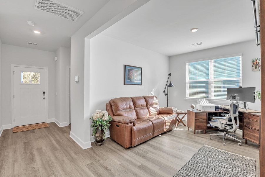 Furnished interior view inside a new home in , Yemassee (Image 10). Furnished interior view inside a new home in , Yemassee (Image 10).