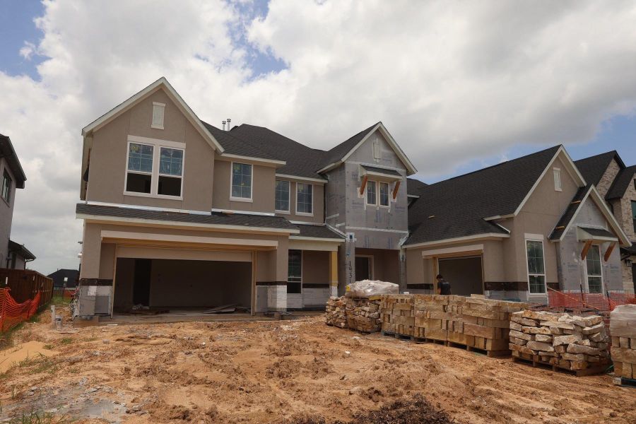 In-progress construction of a new home in Dunham Pointe, Cypress, TX (Image 20). In-progress construction of a new home in Dunham Pointe, Cypress, TX (Image 20).