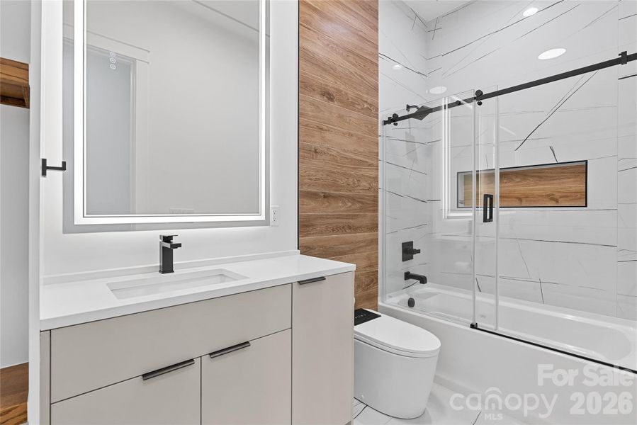 Furnished interior view inside a new home in , Arden (Image 10).