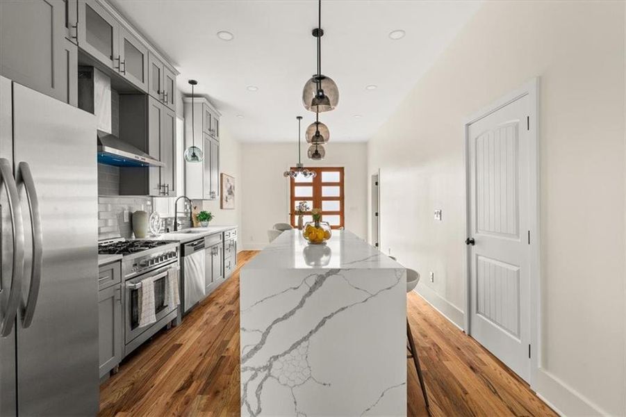 Furnished interior view inside a new home in , Atlanta (Image 7). Furnished interior view inside a new home in , Atlanta (Image 7).