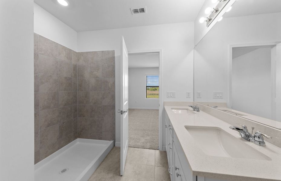 Furnished interior view inside a new home in Whispering Lakes, Lehigh Acres (Image 6).