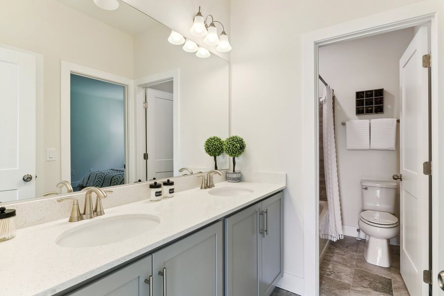 Representative furnished interior of a home built from the Lexington II by Caruso Homes in Rolling Meadows, Mooresville (Image 97).