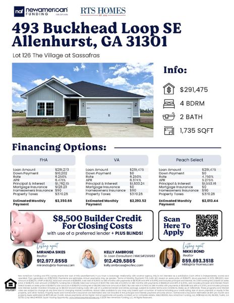 2D floor plan layout of this home in The Village at Sassafras, Allenhurst, GA (Image 16). 2D floor plan layout of this home in The Village at Sassafras, Allenhurst, GA (Image 16).
