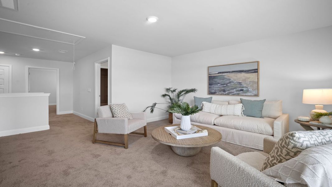Furnished interior view inside a new home in The Retreat at East Argent, Ridgeland (Image 3). Furnished interior view inside a new home in The Retreat at East Argent, Ridgeland (Image 3).