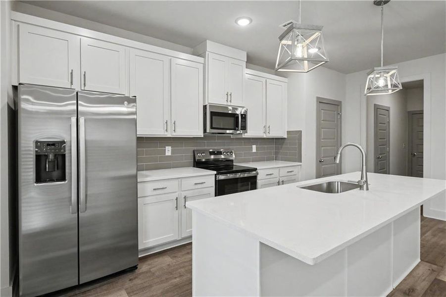 Furnished interior view inside a new home in , Norcross (Image 6). Furnished interior view inside a new home in , Norcross (Image 6).