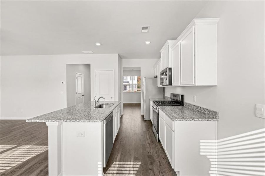 Furnished interior view inside a new home in , Winder (Image 4).