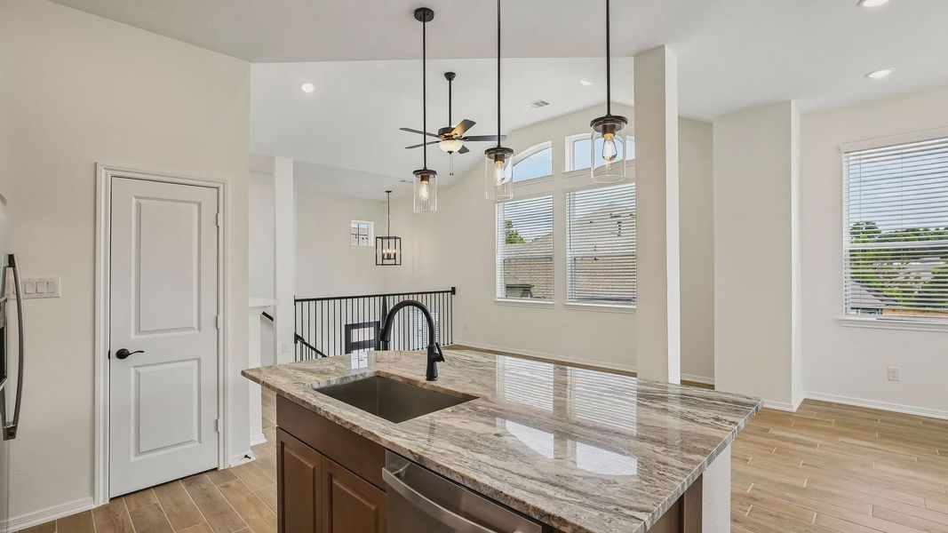 Furnished interior view inside a new home in Woodforest, Montgomery (Image 9).
