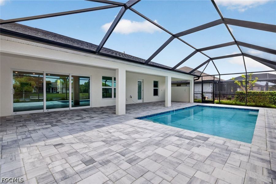 Exterior details and patio area of a home in Cape Coral, Cape Coral (Image 22).