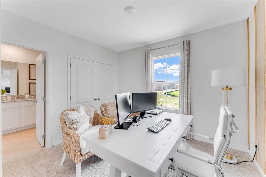 Furnished interior view inside a new home in Brentwood, Davenport (Image 5).