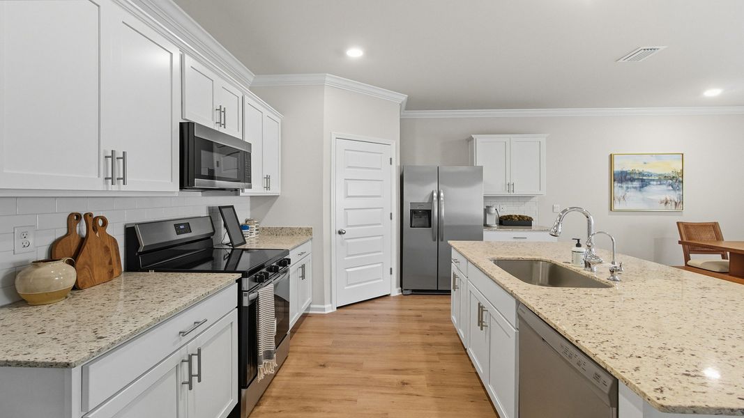 Furnished interior view inside a new home in Misting Springs, Crawfordville (Image 8).