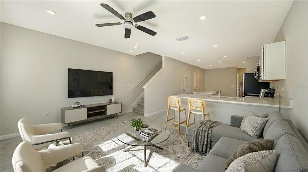 Furnished interior view inside a new home in , Bradenton (Image 17).