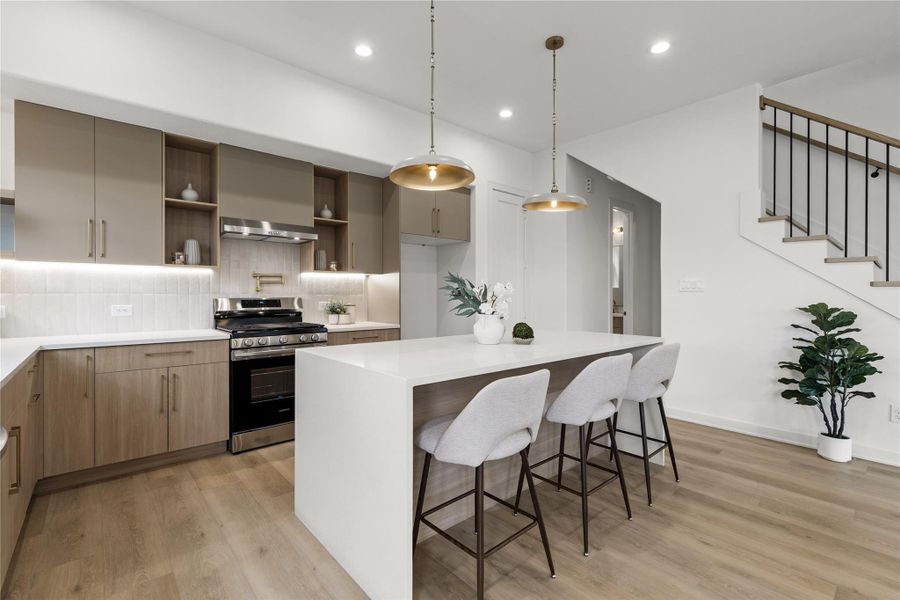 Furnished interior view inside a new home in , Houston (Image 24).