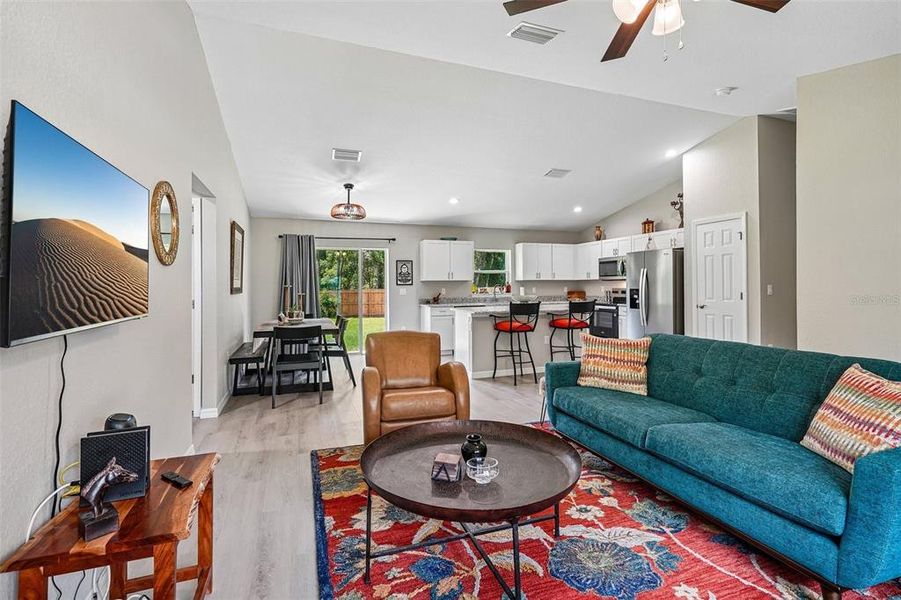 Furnished interior view inside a new home in , Citrus Springs (Image 18).
