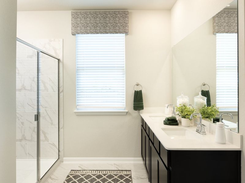 Furnished interior view inside a new home in Carmel Ranch, Schertz (Image 9).