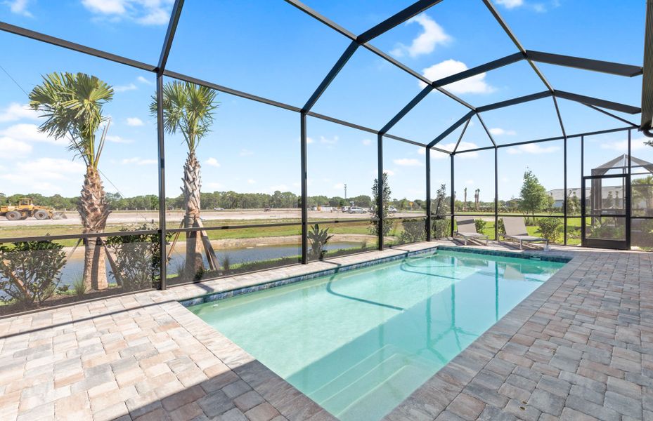 Screened-in pool Screened-in pool