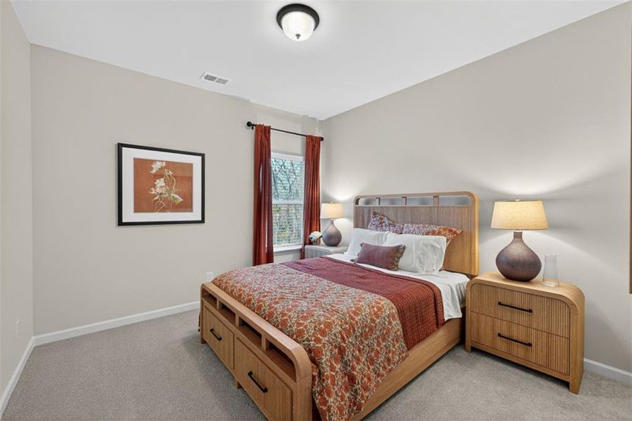 Furnished interior view inside a new home in Jones Ridge, Dallas (Image 40).