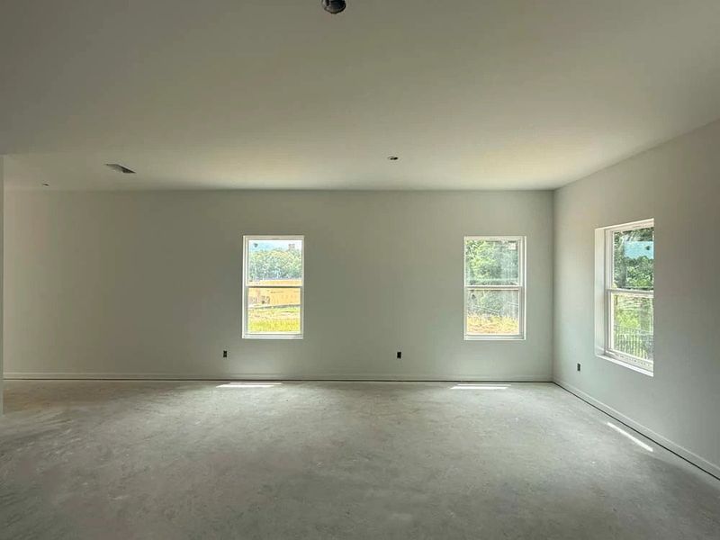 Family Room Construction Progress