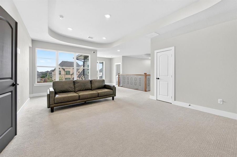 Furnished interior view inside a new home in Light Farms Graham/Reagan, Celina (Image 28).