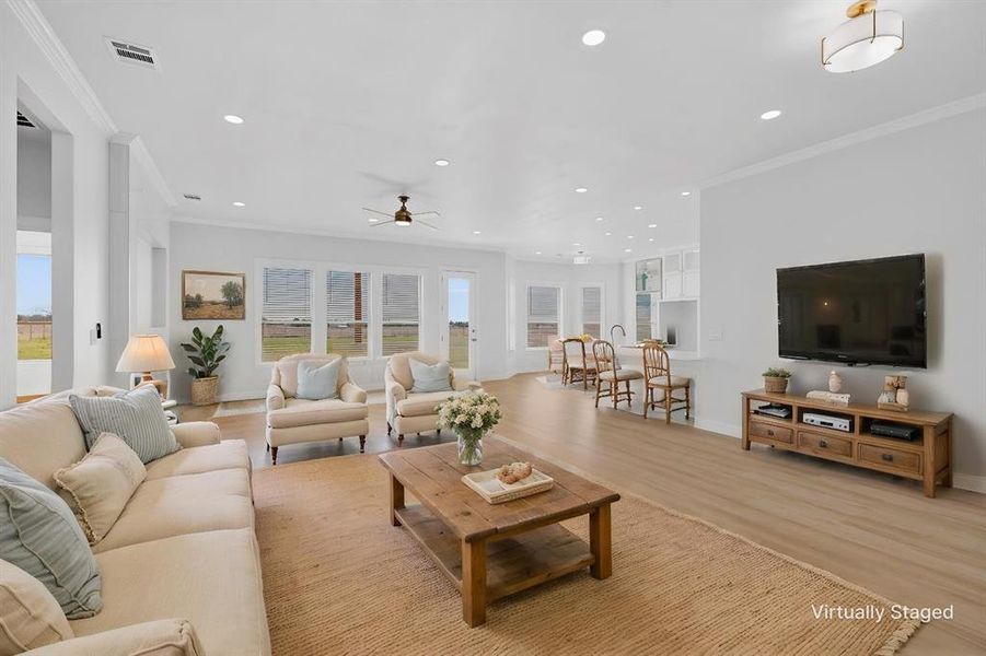 Furnished interior view inside a new home in , Leonard (Image 6).