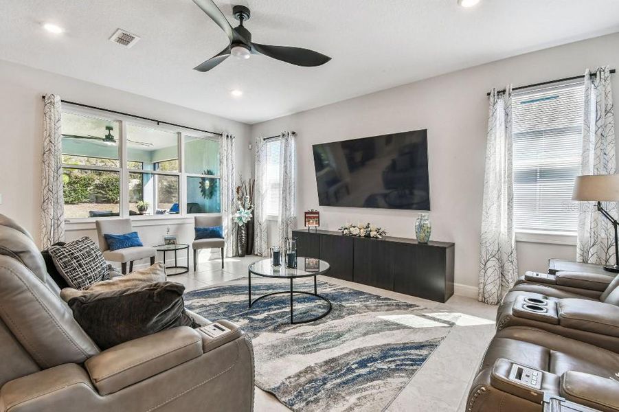 Furnished interior view inside a new home in , Land O' Lakes (Image 29).