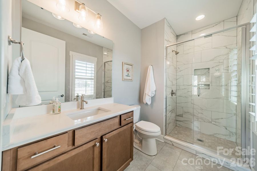 Furnished interior view inside a new home in , Clover (Image 34).