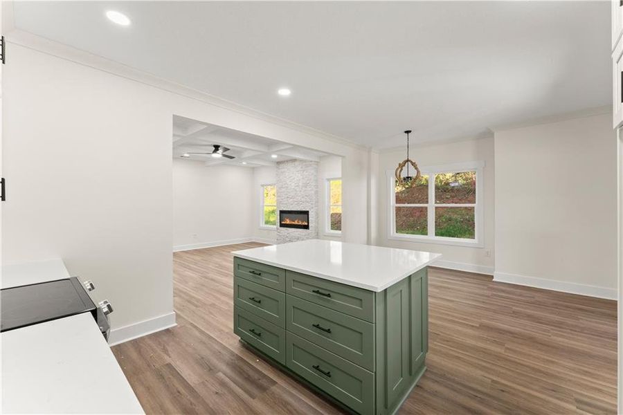 Furnished interior view inside a new home in , Gainesville (Image 9).