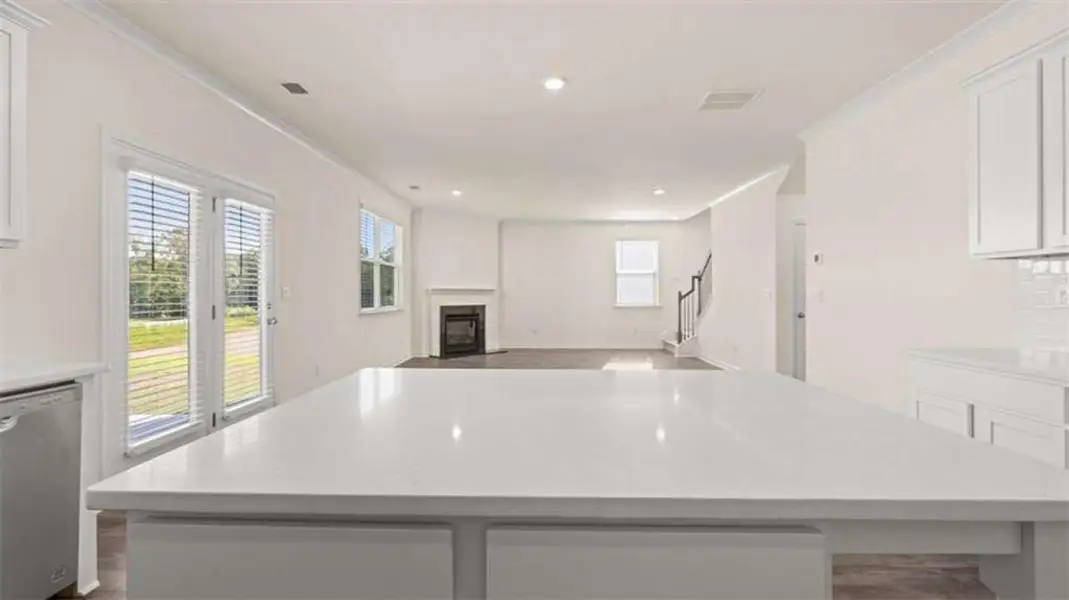 Furnished interior view inside a new home in Independence, Loganville (Image 6). Furnished interior view inside a new home in Independence, Loganville (Image 6).