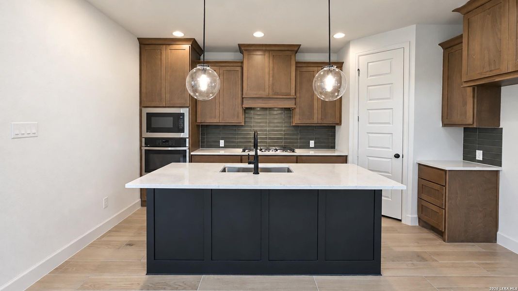Furnished interior view inside a new home in Solms Landing, New Braunfels (Image 13).