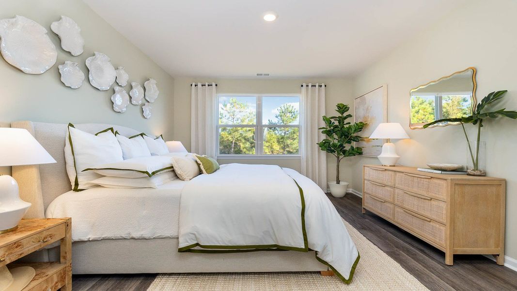 Furnished interior view inside a new home in Sandpiper Place, Myrtle Beach (Image 10). Furnished interior view inside a new home in Sandpiper Place, Myrtle Beach (Image 10).