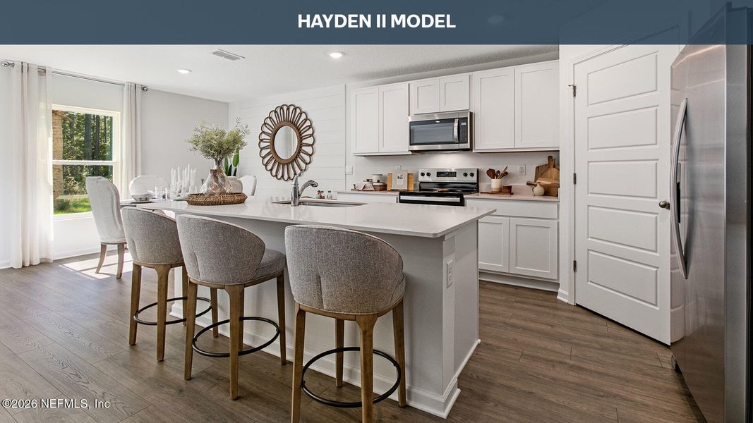 Furnished interior view inside a new home in The Arbors, Jacksonville (Image 13).