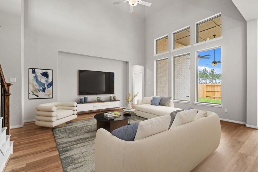 Furnished interior view inside a new home in Wildtree, Magnolia (Image 14).