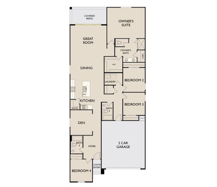 2D floor plan layout of this home in North Copper Canyon, Surprise, AZ (Image 5). 2D floor plan layout of this home in North Copper Canyon, Surprise, AZ (Image 5).