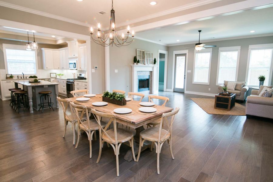 Representative furnished interior of a home built from the The Ashley by Reece Homes in Harvest Meadows, Bryan (Image 26).