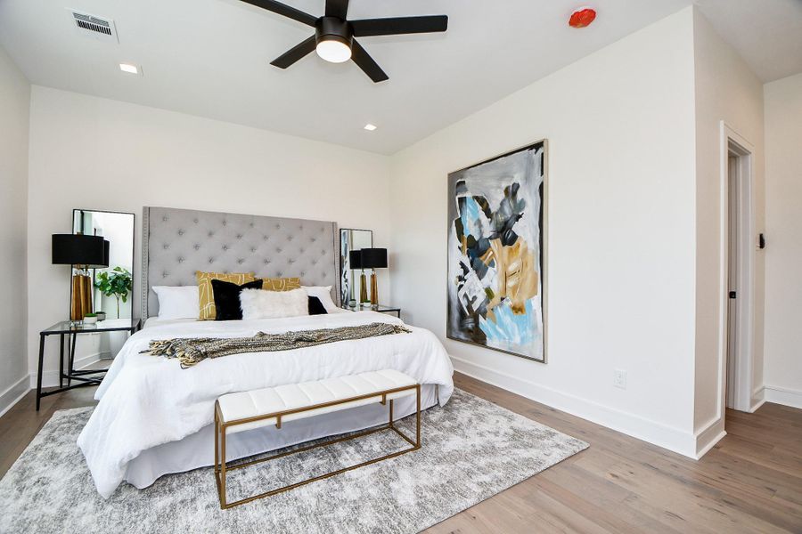 Furnished interior view inside a new home in , Houston (Image 14).