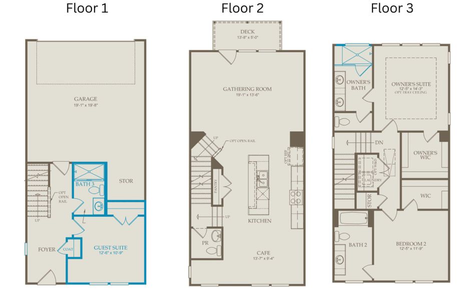 2D floor plan layout of this home in Everton, Durham, NC (Image 5).