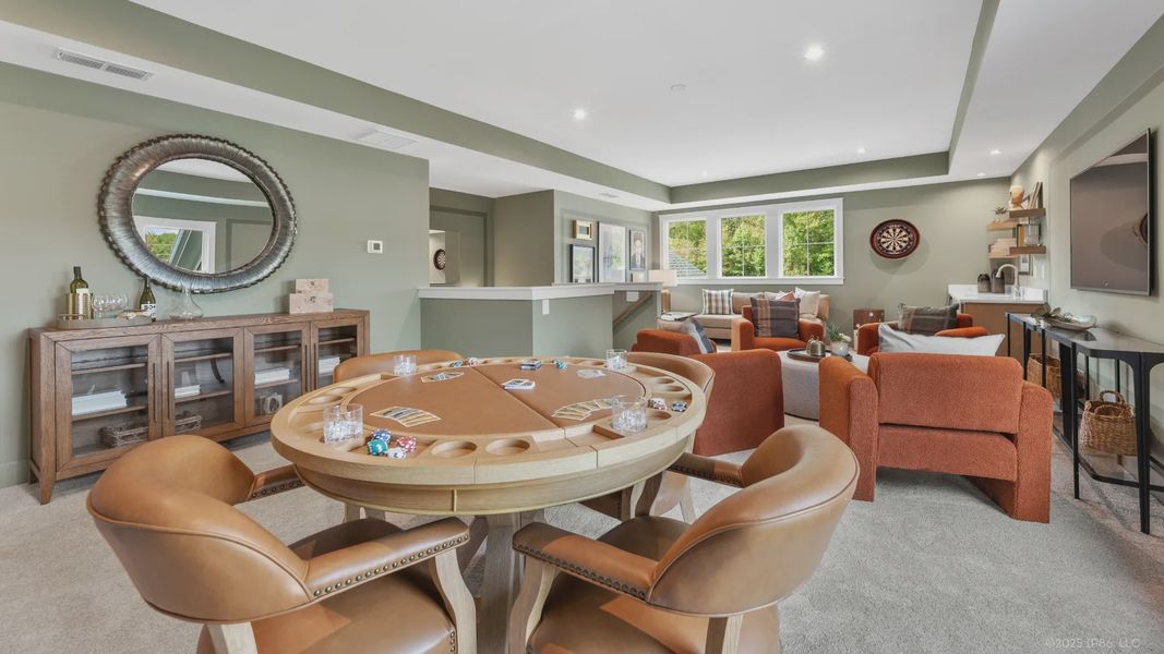 Representative furnished interior of a home built from the Provenance by Epcon Communities in The Courtyards by The Manor, Alpharetta (Image 12).