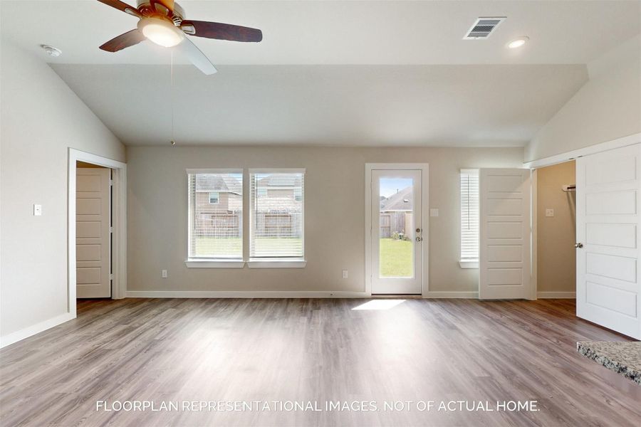 Spacious, unfurnished interior of a new home in Ambrose, La Marque (Image 8). Spacious, unfurnished interior of a new home in Ambrose, La Marque (Image 8).