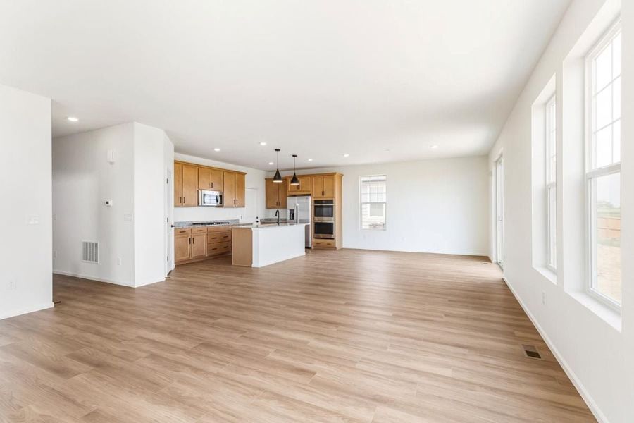 Spacious, unfurnished interior of a new home in Windsong, Thornton (Image 10). Spacious, unfurnished interior of a new home in Windsong, Thornton (Image 10).