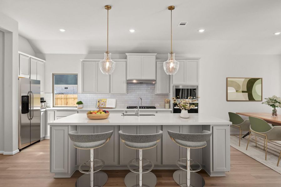 Furnished interior view inside a new home in , Conroe (Image 11).