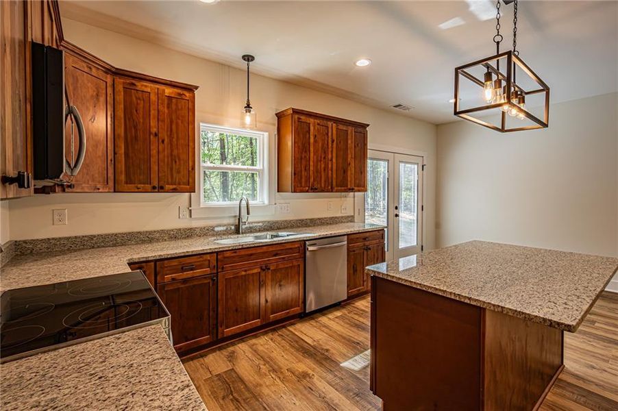 Furnished interior view inside a new home in , Dawsonville (Image 9).